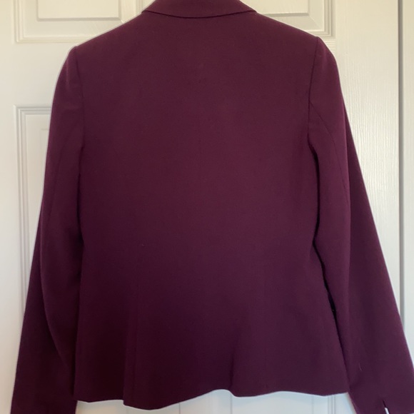 Calvin Klein Purple Burgundy Blazer 6 - Picture 2 of 3